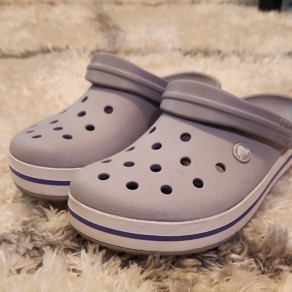 Gray Crocs